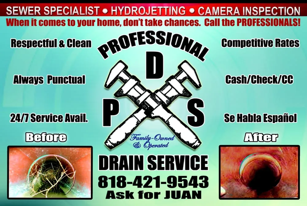 Slide of Professional Drain Service