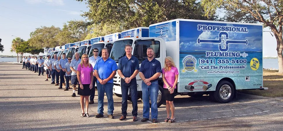 Reliable water heater service experts serving Sarasota, FL - Professional Plumbing & Design