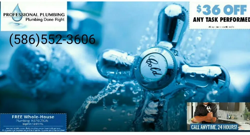 Emergency water heater service experts serving St Clair Shores, MI - Professional Plumbing