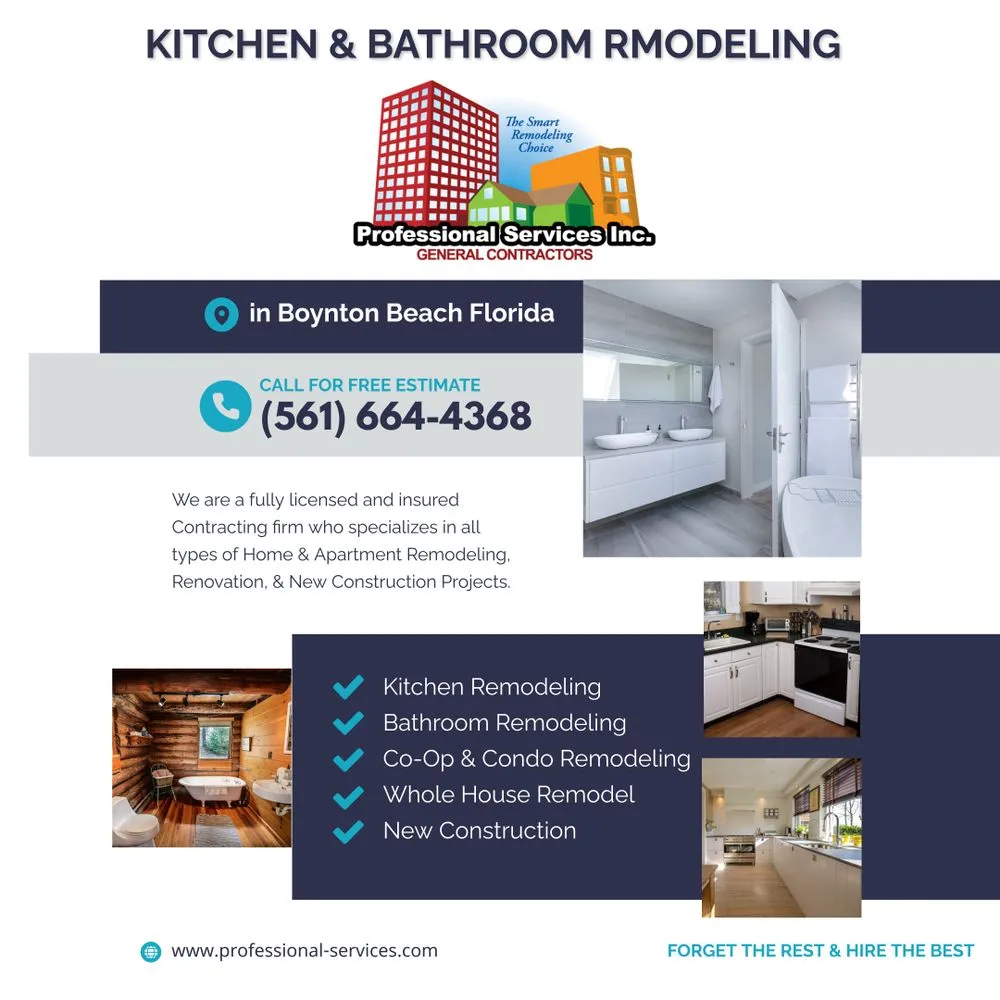 Expert plumbing repair experts serving Boynton Beach, FL - Professional Services Contracting