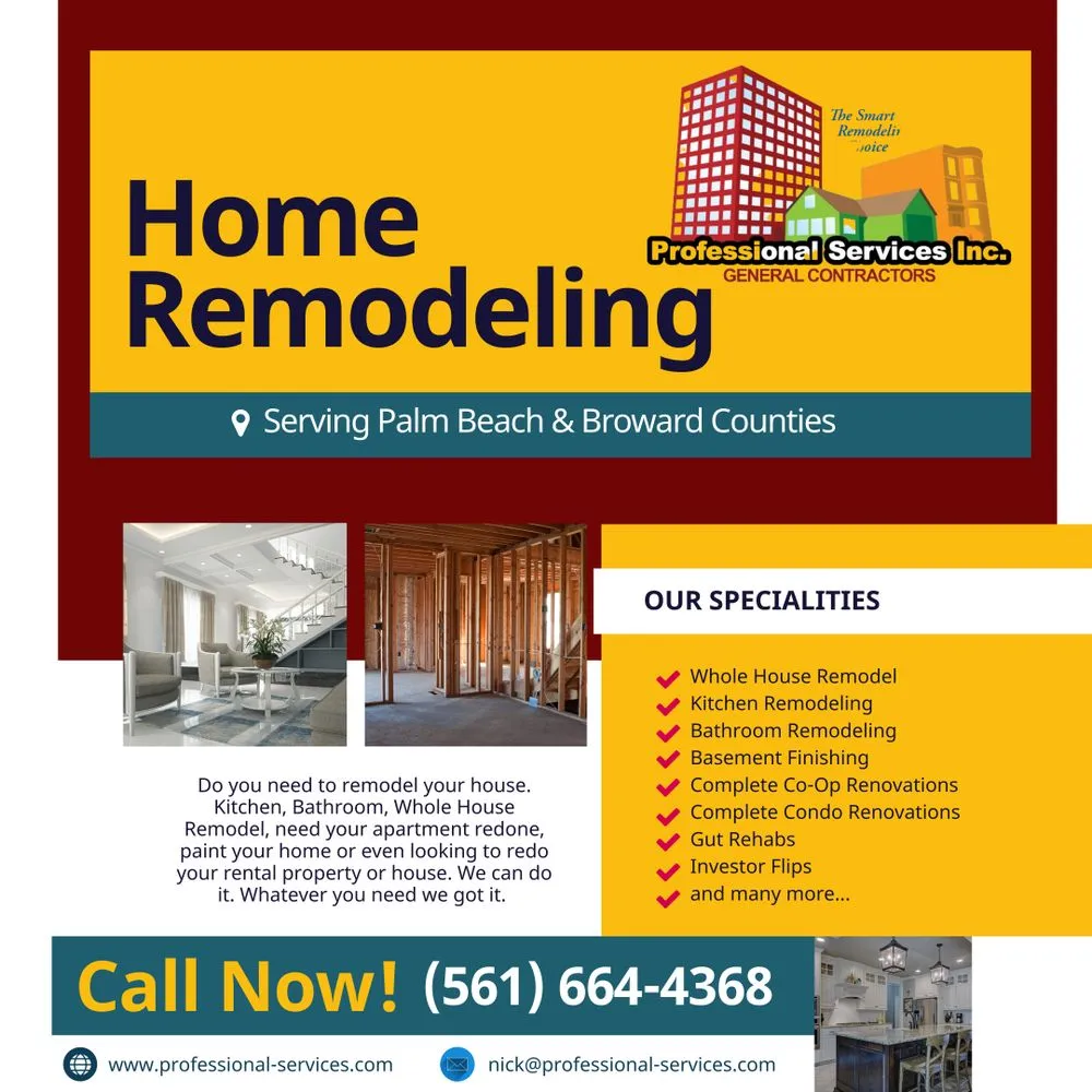 Reliable water heater service in Boynton Beach, FL by Professional Services Contracting