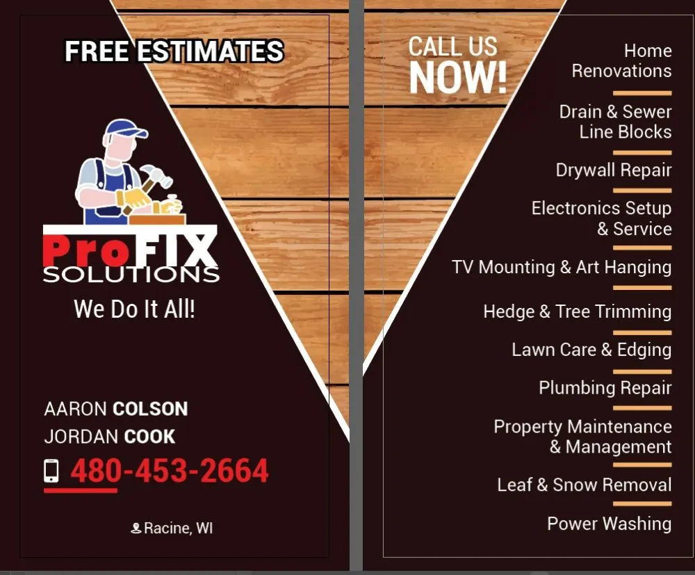 Slide of ProFIX Solutions