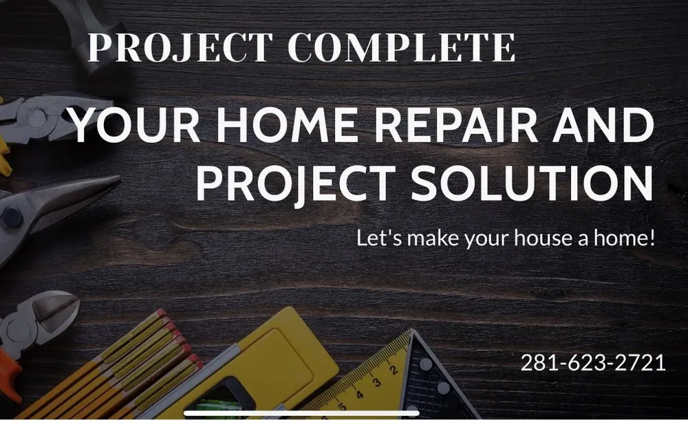 Slide of Project Complete Handyman