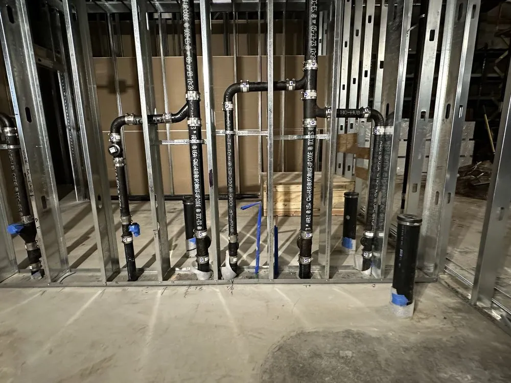 Slide of Project Plumbing Construction