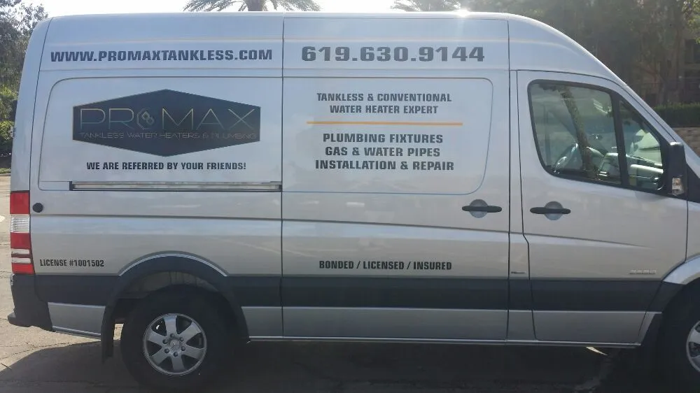 Slide of ProMax Tankless Water Heaters & Plumbing