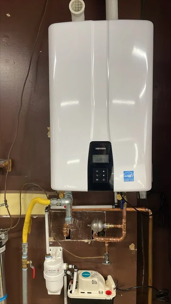 Slide of ProMax Tankless Water Heaters and Plumbing