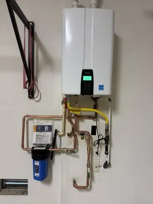ProMax Tankless Water Heaters and Plumbing Logo