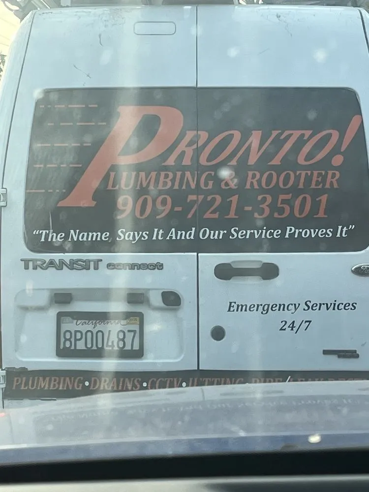 Slide of Pronto Plumbing & Rooter
