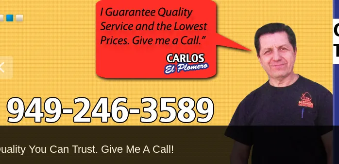 Slide of Pronto Plumbing