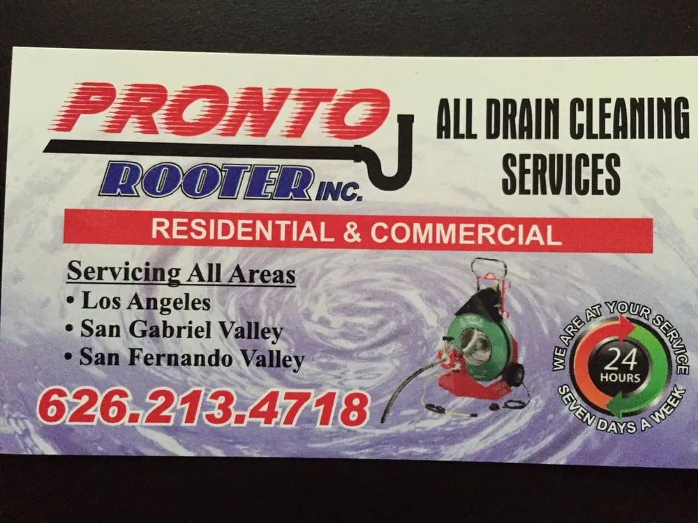 Slide of Pronto Rooter