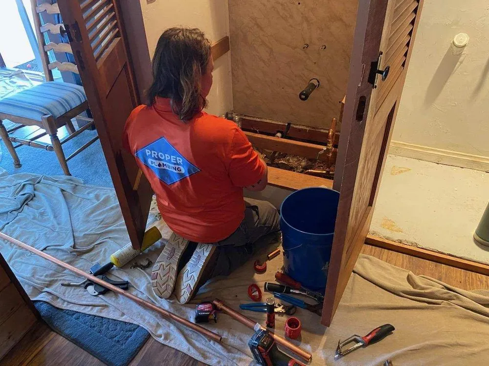 Slide of Proper Plumbing