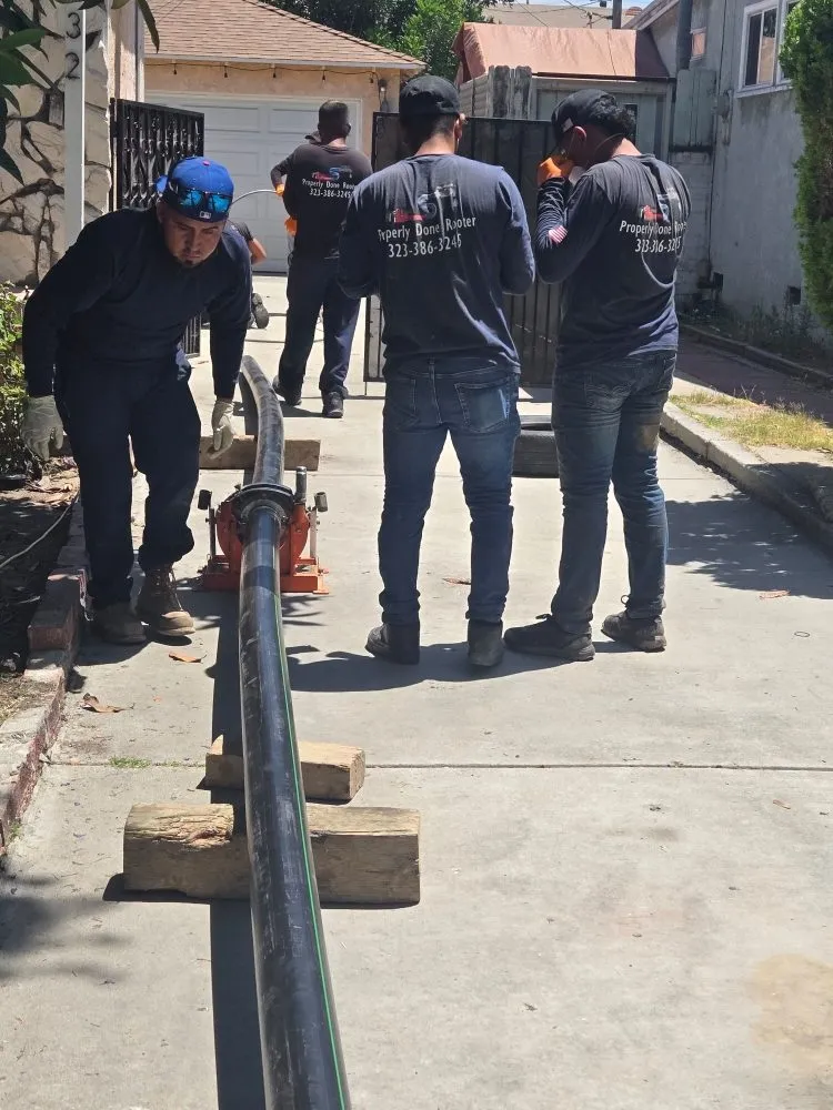 Slide of Properly Done Rooter & Plumbing Service