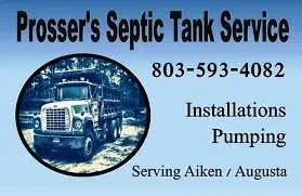 Slide of Prosser's Septic Tank Service