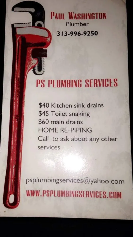 Slide of PS Plumbing Services