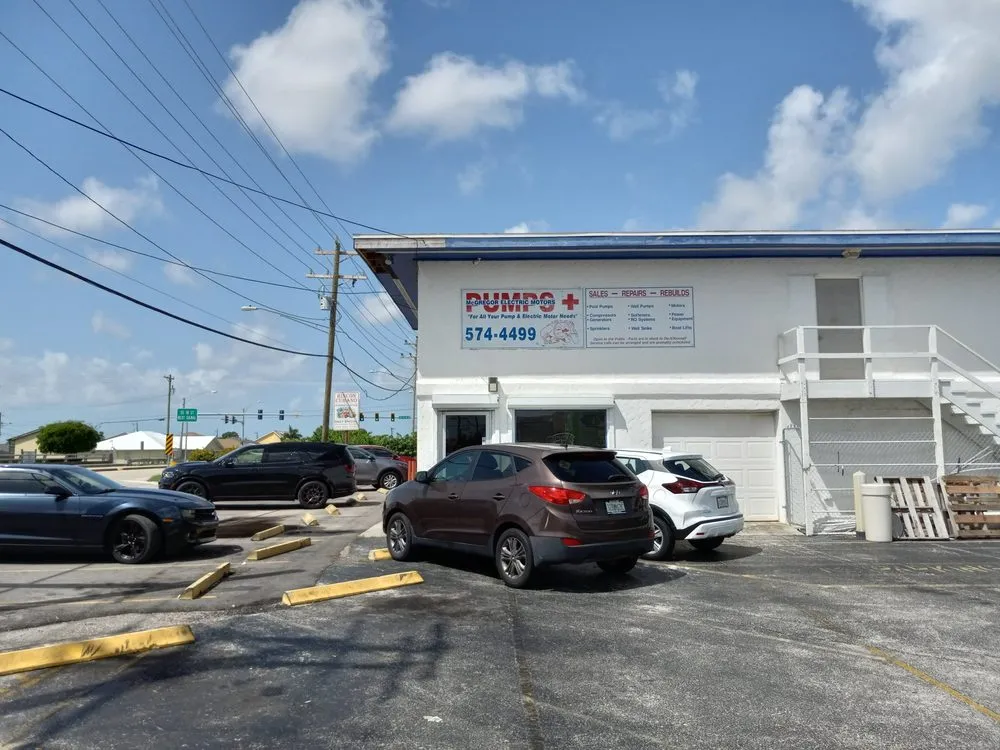 Slide of Pumps Plus Mcgregor Electric Motors