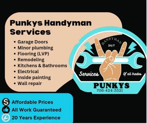 Punkys Handyman Services Logo