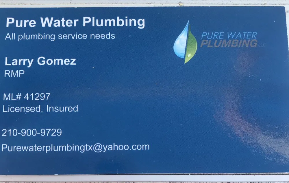 Slide of Pure Water Plumbing