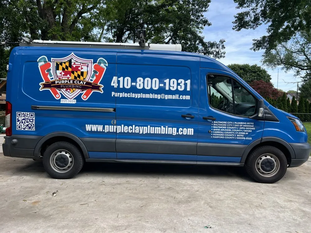 Slide of Purple Clay Plumbing