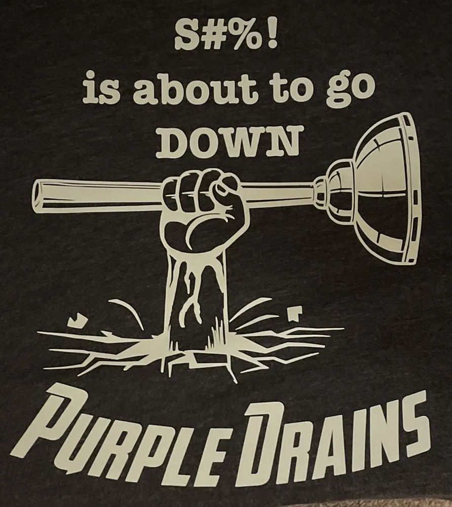 Slide of Purple Drains