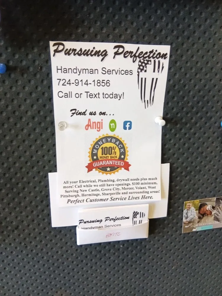 Slide of Pursuing Perfection Handyman Services