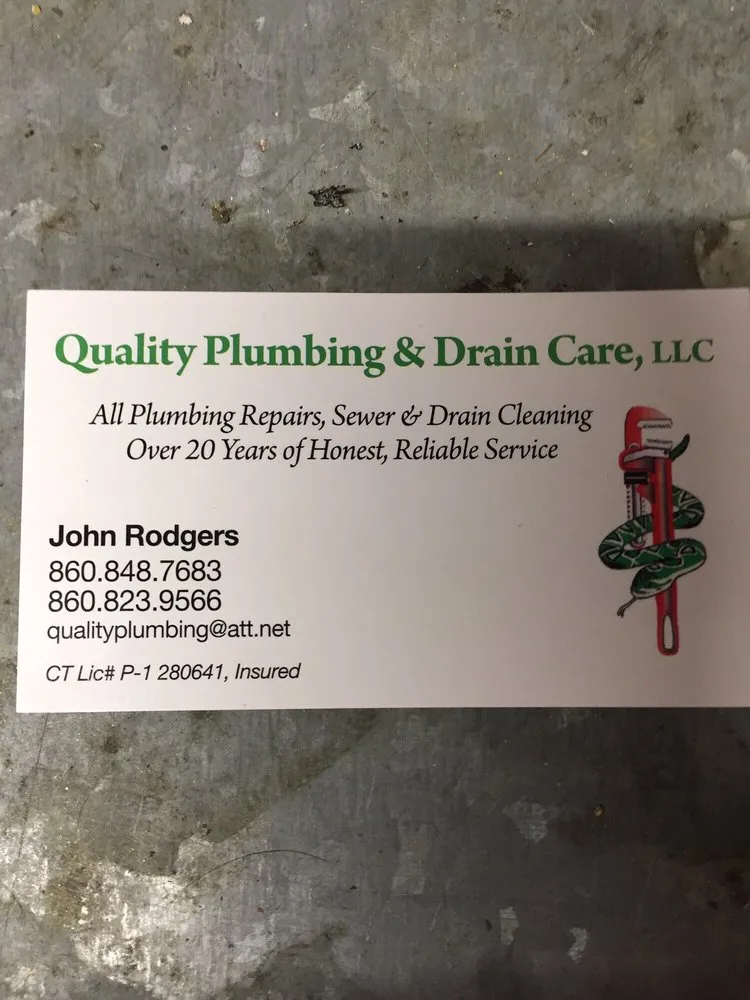 Slide of Quality Plumbing & Drain Care
