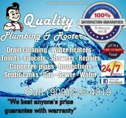 Slide of Quality plumbing company