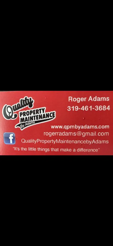 Slide of Quality Property Maintenance By Adams