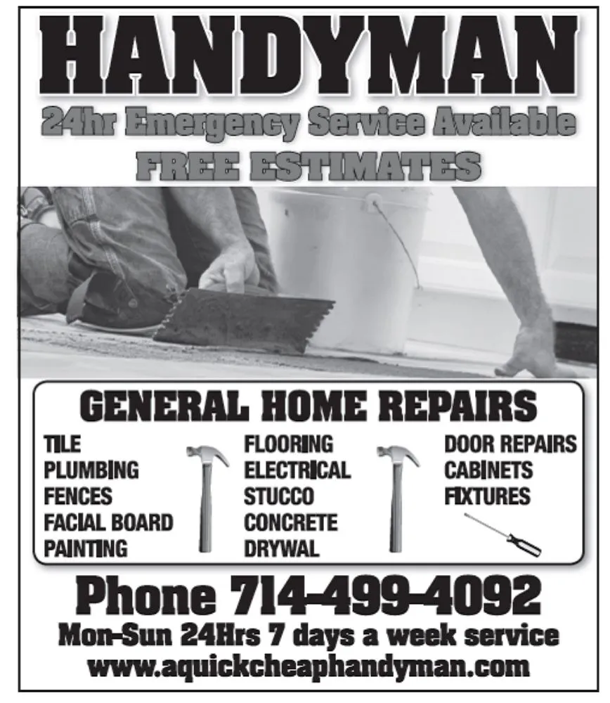 Slide of Quick Cheap Handyman