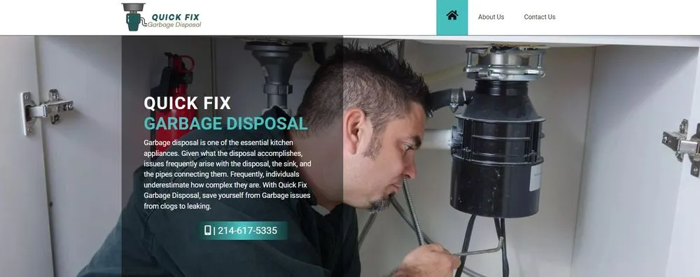 Slide of Quick Fix Garbage Disposal