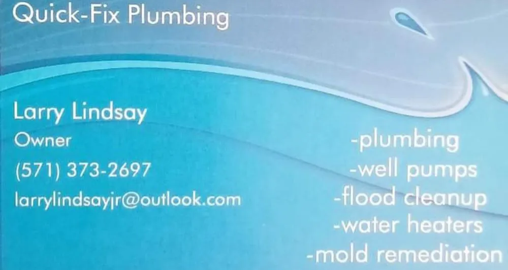 Slide of Quick-Fix Plumbing