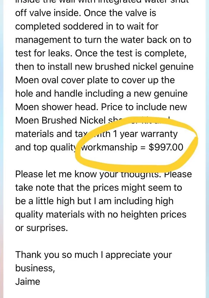 Slide of Quick Plumbing