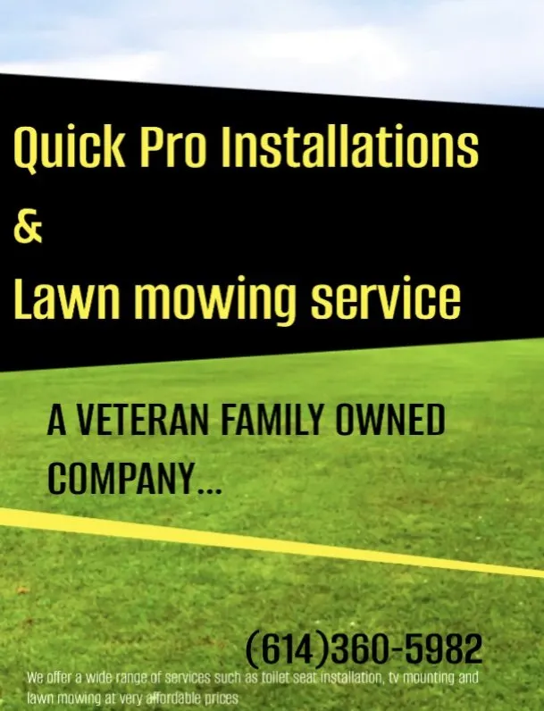 Slide of Quick Pro Installations & Lawn Mowing Service