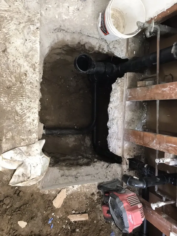 Slide of Quik flush rooter and plumbing