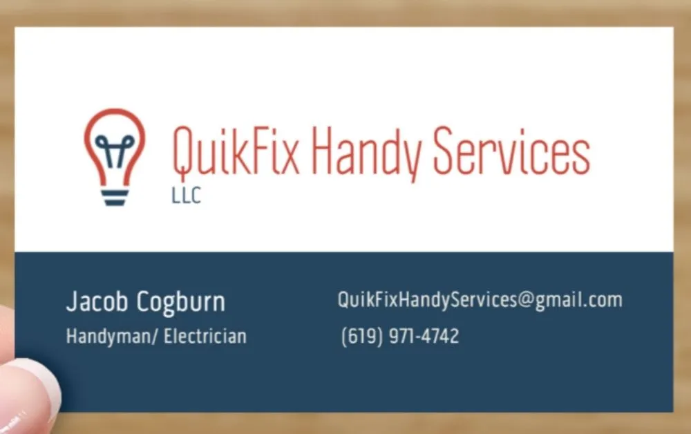 Slide of QuikFix Handy Services