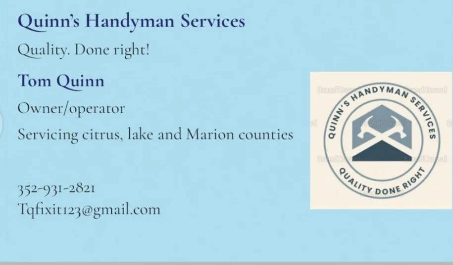 Professional water heater service experts serving Lady Lake, FL - Quinn's Handyman Services