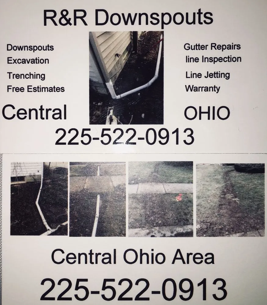 Affordable drain cleaning service in Blacklick, OH - R & R Downspouts