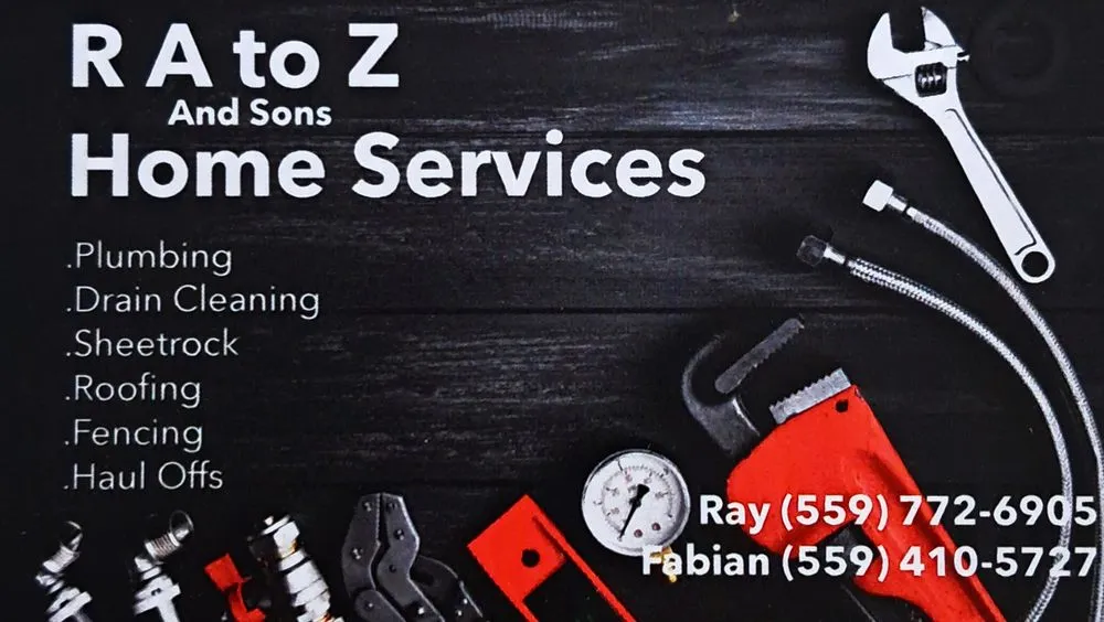 Slide of R A to Z & Son's Home Services