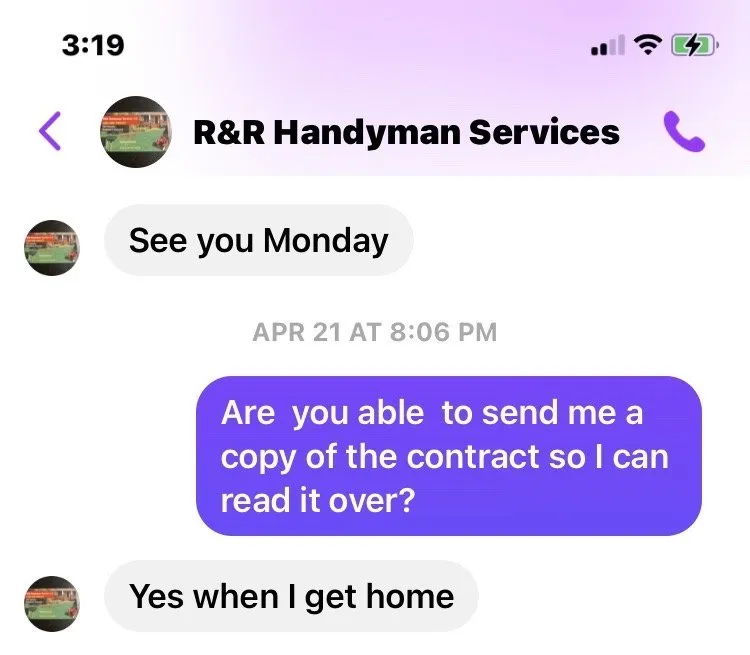 Slide of R and R Handyman Services