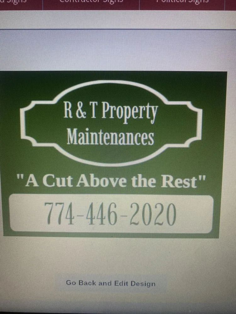 Slide of R and T Property Maintenance