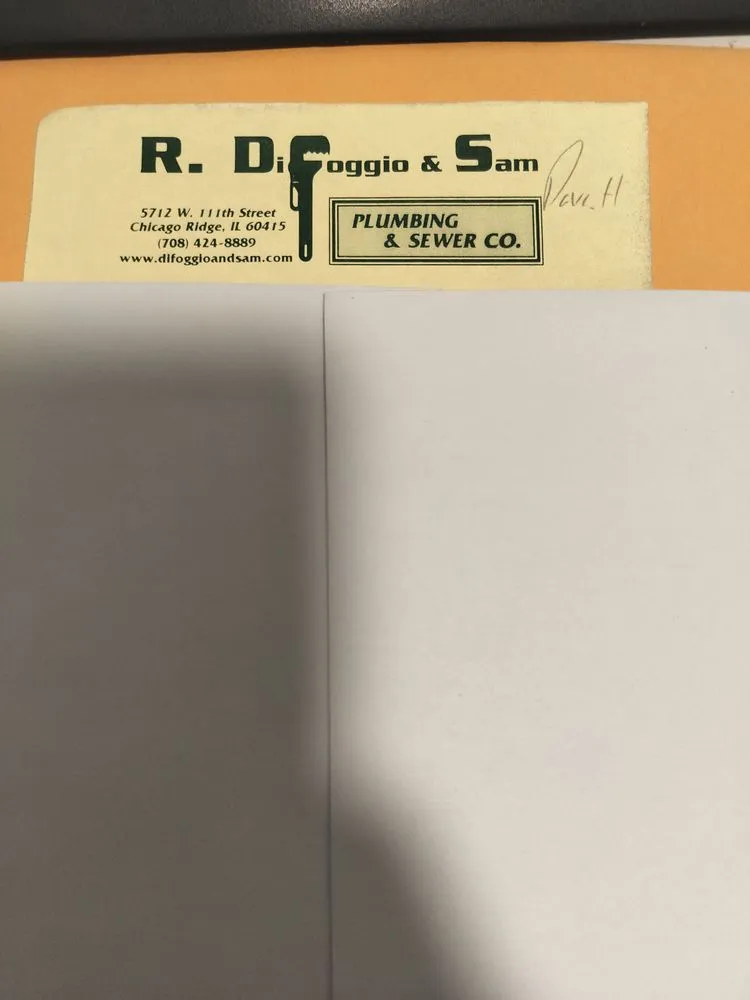 Slide of R Difoggio & Sam Plumbing