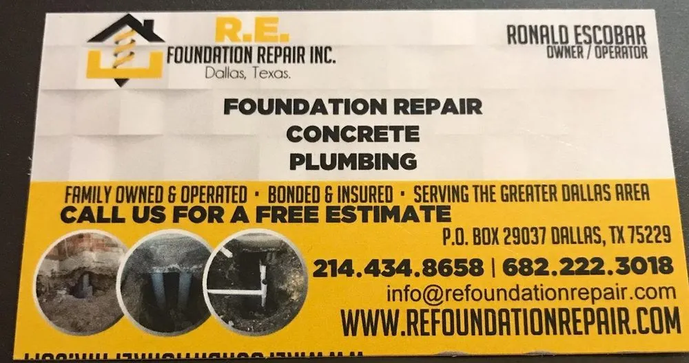 Slide of R E Foundation Repair