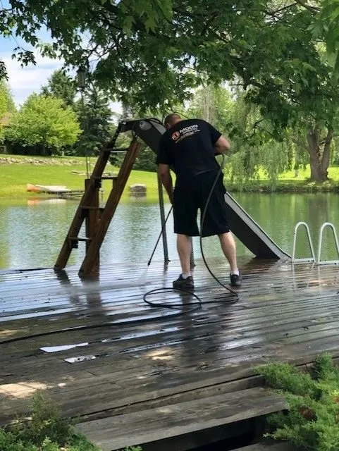 Slide of R E Moon Services