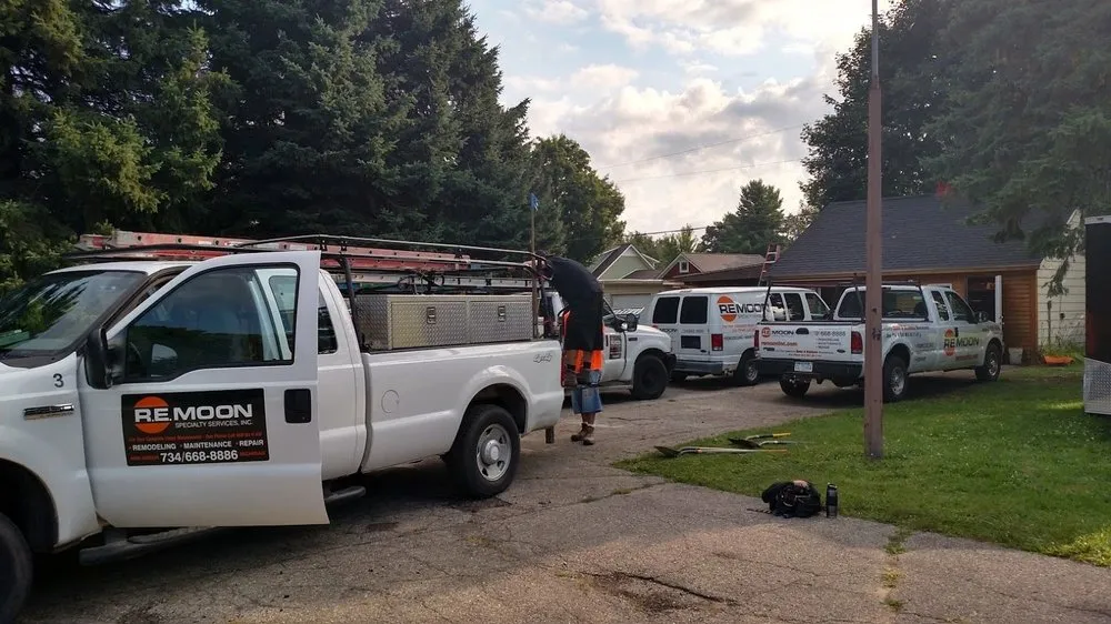 Slide of R E Moon Services