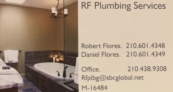 R F Plumbing Services Logo