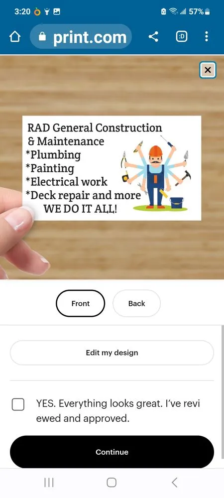 Slide of RAD General Construction And Maintenance Services