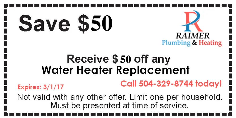 Slide of Raimer Plumbing and Heating