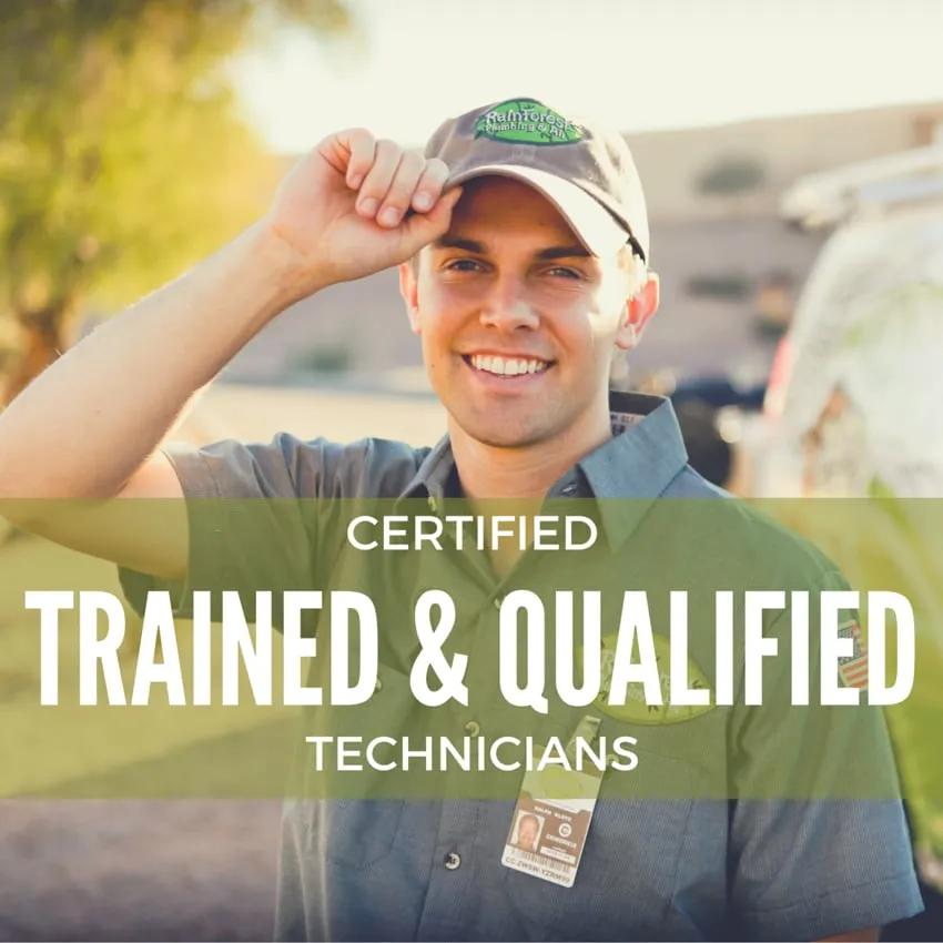 Emergency pipe repair for homes in Mesa, AZ by Rainforest Plumbing & Air - Phoenix