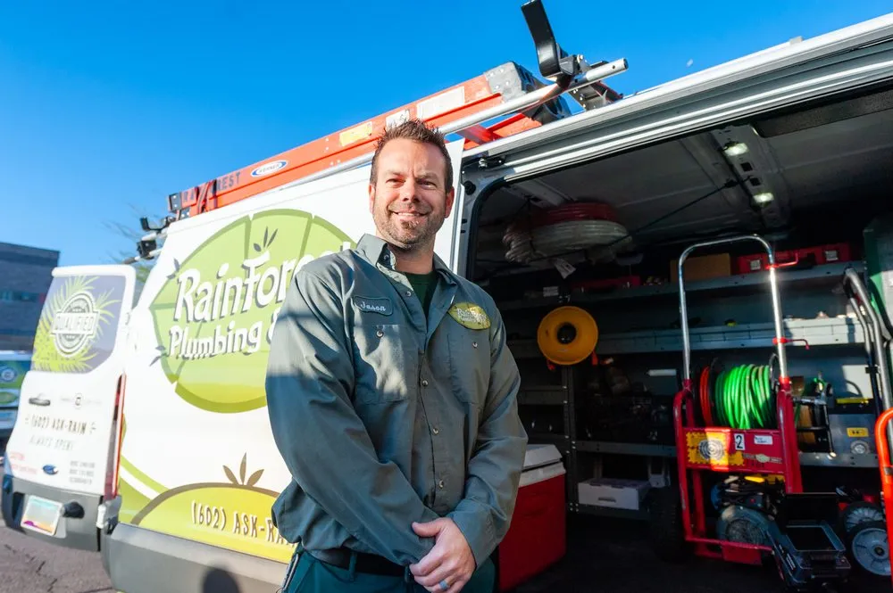 Emergency water heater service service in Mesa, AZ - Rainforest Plumbing & Air - Phoenix