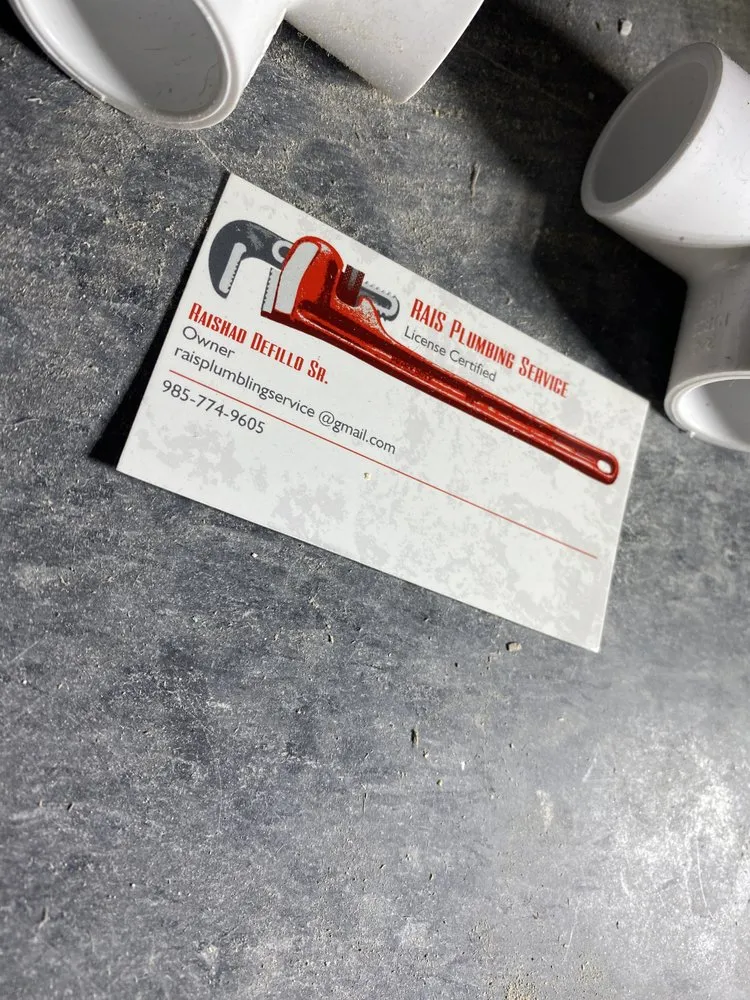 Slide of Rais Plumbing Service