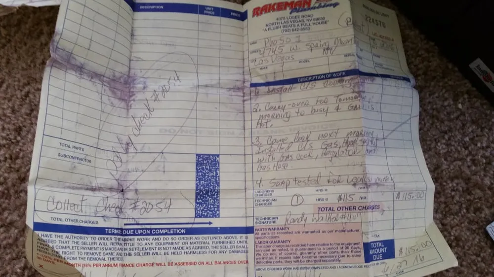 Slide of Rakeman Plumbing